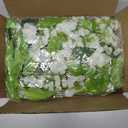 Lvydec Wisteria Artificial Flowers Garland, 4Pcs Total 28.8ft White Artificial Wisteria Vine Silk Hanging Flower for Home Garden Outdoor Ceremony Wedding Arch Floral Decor