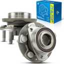 PHILTOP 512593 FWD 4WD Front Wheel Hub Assembly Fit for Chevrolet Traverse 2018-2022, GMC Acadia 2017-2022, Cadillac XT5 2017-2022, Buick Enclave 2018-2022, 6 Lugs 2pcs Wheel Hub Bearings