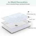 B BELK Compatible with MacBook Air 13 inch Case M5 2026 2025 2024-2022 M4 M3 M2 A3449 A3240 A3113 A2681, Plastic Hard Shell+Keyboard Cover+Screen Protector for MacBook Air 13.6 inch Case, Shiny Pearl