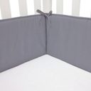 Thickened Bedding Set, Anti-Collision Pad for Cornor Side (Gray) 9.5in×27in