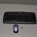 Logitech MK335 Quiet Wireless Keyboard and Mouse Combo - Black/Silver Keyboard and Mouse Combo Wireless, Ambidextrous