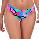 RELLECIGA Women’s Low Rise Bikini Bottom Cheeky Swimsuit Bottom, Size: S