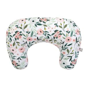Boppy Nursing Pillow, Pink Garden Flowers, Larger, More Supportive for Breastfeeding and Bottle Feeding, Firmer Fill, Higher Lift, Larger Area Than Original Nursing Pillow (Pink Garden Flowers)
