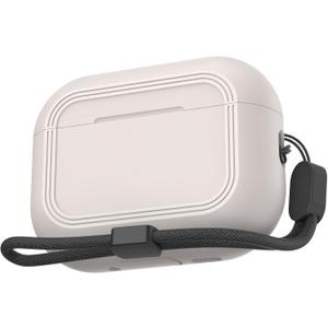 for AirPods Pro 3 Case - 2025 Simple Smart Design Case for Apple AirPods Pro 3rd Generation, Silicone Air pods pro 3 Case Cover for Men/Women (Old Grey)