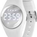 A ALPS Kids Watches for Girls Digital Sport Watch with Step Counter Pedometer Vibration Alarm No App Waterproof Fitness Tracker Kids Watch Girls Students Ages 516