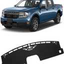 FIILINES Dash Cover Fit for Ford Maverick 2022-2025 2026 (Hybrid/XL/XLT/Lariat) Dashboard Cover Mat for Maverick Accessories Sunshade Nonslip Mesh Protector No Glare Black