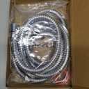 Blissland Shower Hose, 79 Inches Extra Long Stainless Steel Handheld Shower Head Hose with Brass Insert and Nut - Durable and Flexible(Chrome)