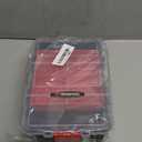 INTERTOOL Small Parts Storage Organizer with Removable Tray - 8.5 x 6 x 4.5 - Compartment Plastic Tool Box for Nails, Screws, Nuts, Bolts, Hardware, First Aid Crafts Storage, Sewing - BX08-4041