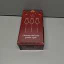 6 Packs Christmas Bell Solar Garden Lights with 8 Light Modes, 21.65 Inches Tall Christmas Outdoor Light with 20 LEDs Each, Solar Outdoor Xmas Decor for Garden, Path, Patio (Warm White)