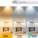 8 Pack 12 Inch F8T5/DL Fluorescent Light Bulb, 6500K Daylight, T5 8 Watts Fluorescent Replacement Bulb for Counter and Cabinet Fixture, G5 Base
