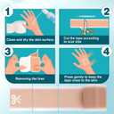 Arme Silicone Scar Tape, 1.6"x480" Silicone Scar Sheets(4 Rolls-12M) Medical Grade Scar Tape for Surgical Scars, Reusable Scar Patches, Professional Scar Removal Strips for C-Section Keloid Tummy Tuck