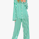 Fabumily Christmas Pajamas Women Set Long Sleeve Button Down Shirt and Pants 2Pcs Pjs Sets Sleepwear Holiday Loungewear, S