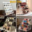 2 Pack 5-Tier Baseball Card Display Shelf Large Capacity Shelf Rack Holder Stands For Baseball Basketball Sports Graded Game Greeting Cards Display