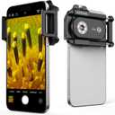 APEXEL 300X Phone Microscope Lens, Phone Camera Micro Lens with Universal Clip/LED Light/CPL, Mini Pocket Microscope, Phone Lens Attachment Fit for iPhone 17/16/15/14/13, Samsung, and Most Smartphone