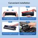 Compatible Toner Cartridge Replacement for Brother TN433BK TN433 TN431BK TN-433 TN436BK for HL-L8260CDW HL-L8360CDW MFC-L8900CDW MFC-L8610CDW MFC-L8690CDW Printer (Black, 2Pack)