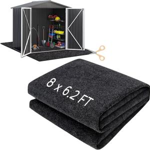 8 x 6.2 FT Outdoor Storage Shed Floor Mat Waterproof Garden Shed Flooring Mat Washable Carport Furniture Dustproof Anti-Slip Pad for Protect Shed Flooring from Wear - Tool Shed Not Include 8 x 6.2 FT Outdoor Storage Shed Floor Mat Waterproof Garden Shed Flooring Mat Washable Carport Furniture Dustproof Anti-Slip Pad for Protect Shed Flooring from Wear - Tool Shed Not Include