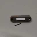 Metal Lighted Doorbell Button, Heavy Duty Metal Wired Door Bell Push Button LED Wall Mounted Doorbell Switch for Universal Garage Door Opener Switch, White Light, Property In Copyright (Bronze)