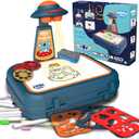 Drawing Kit 4-6, Drawing Projector for Kids, Art Sketch Projector Drawing and Tracing Include 64 Projection Image, Color Pen, Drawing Stencil, Kids Learn How to Draw Toys Set for Boys Girl Ages 3-5