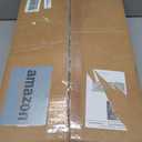 SUNROX Memory Foam Non Slip Rocking Chair Cushion, FadeShield Water Resistant Thicken Durable Tufted Pads, Set of Seat & Back Cushion with Ties for Indoor/Outdoor Rocker, 2 Piece, Husk Birch