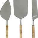 Le Cadeaux Natural Rattan Handled Cheese Utensils