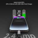 3 x 1.5ft Lightning Cable Short, [MFi Certified] 2 Pack 20W iPhone Charger Fast Charging for Car, 1.5 Foot Braided Apple Carplay Cord for iPhone 14 13 12 11 Pro Max Mini XR XS X 8 7 Plus SE, iPad, Airpods (Black Grey)