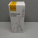 SupMaKin Safe Mandoline Slicer for Kitchen, Vegetable Food Potato Chip Slicer Maual Adjustable Thickness, Chopping Artifact Fast Veggie Salad Chopper Light Gray