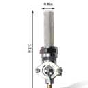 Replace 62167-81 YINNCKE 22mm Petcock Fuel Valve Shut Off Tank Switch Fits For Harley Davidson Sportster Dyna Electra Glide Heritage Softail Springer Low Rider Tour Glide 62168-81 62163-75 62129-75T