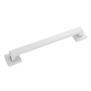 Joyrain ADA Square Grab Bar 16/24/32 Inch - 500lb Capacity Safety Rail for Elderly, Non-Slip Bathroom Handle (White, 24 inch)