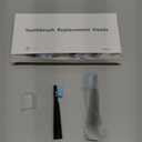 Toothbrush Heads for FairyWill, Replacement Brush Heads for Fairy Will, Electric Toothbrush Replacement Heads for Fairywill FW-507/508/551/515/917/959, FW-D1/D3/D7/D8 (10 Count (Pack of 1), Black)