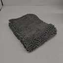 OLANLY Bathroom Rugs 30x20, Extra Soft Absorbent Chenille Bath Rugs, Rubber Backing Quick Dry, Machine Washable Bath Mats for Bathroom Floor, Tub and Shower, Home Decor Accessories, Grey