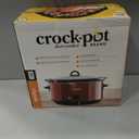 Crock-Pot 8-Quart Manual Slow Cooker, XL Family Size Serves 10+ People, Removable Stoneware with Warming Setting, Dishwasher Safe for Easy Cleanup, Red