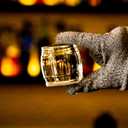 GLAZER mini, Clear Barrel Ice Mold for Whiskey