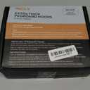 INCLY 50 Pack 6 Inch Pegboard Hooks, 1/4" Heavy Duty Peg Board Hooks Accessories with Rubber Tipped, Peg Board Tool Hangers Fit 1/4" Pegboard for Hanging Tools Garage, Craft Room, Kitchen, Store