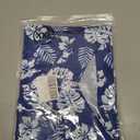 Women Hawaiian Shirt Soft Cool Summer Hawaii Tshirts Beach Tropic Print V Neck Button up Tops Floral Short Sleeve Tops (Blue, XXL)