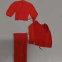 LINJXCMUXU 1/12 Action Figure Clothes,Samurai Outfits for 6 inch Male Action Figures,1:12 Scale Clothing Suits (Red)