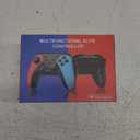 Wireless Switch Controller for Switch/Lite/OLED Controller, Switch Controller with a Mouse Touch Feeling on Back Buttons, Extra Switch Pro Controller with Wake-up,Programmable, Turbo Function (Red+Blue)