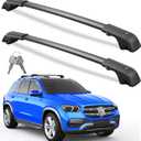 Roof Rack Cross Bars 220lbs Compatible with Mercedes Benz GLE 2015-2025 with Raised Side Rails, Heavy Duty Aluminum Lockable Roof Rails Crossbars Cargo (Not for Panoramic sunroof)