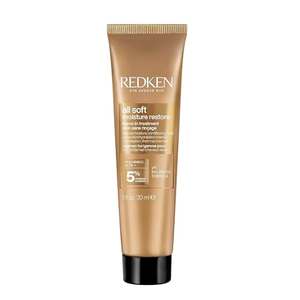 Redken All Soft Moisture Restore LeaveIn Treatment | Hyaluronic Acid Primer| Hair Treatment for Dry and Brittle Hair | Humidity, Heat and Frizz Protection | For Soft and Smooth Hair | 1.0 Fl Oz
