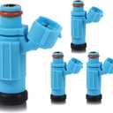 4pcs Fuel Injectors 49033-3707 fit for Kawasaki 2004-2016 JET SKI STX 12F STX 15F ULTRA LX STX 160 SX-R 4 Holes Fuel Injector