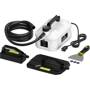 Wallpaper Steamer, Wallpaper Remover Steamer with 2h Continuous Steam, Large & Small Steam Plates, Chemical-Free Wallpaper Removal Tool, Fast Heating Wallpaper Stripper with Hose & Scraper