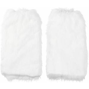Women Faux Furs Fuzzy Wrist Cuffs Wrist Warmers Leg Warmers Short Boot Sleeves