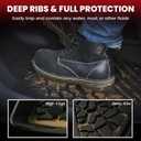 LASFIT Floor Mats for Jeep Renegade 2015-2023 | All Weather, TPE, Custom Fit, Car Mats, Floor Liners, 1st & 2nd Row, Black