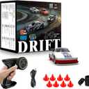 RC Drift car, 1/43 Mini Rc Drift car with Gyroscope, 2.4GHz Full Proportional Remote control Cars, 4WD High Speed Racing with Lights, Racing Tires, Model Cars Gift for Adults, Kids, Boys, Girls