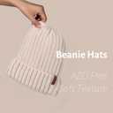 FURTALK Winter Hats for Women Fleece Lined Beanie Knit Chunky Womens Snow Cap, One Size