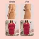 SHAPERMINT Tummy Control Shapewear - Body Shaper Tummy Control Boyshort, Body Shaper for Women, Plus Size Shapewear (Black)