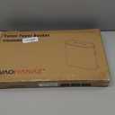 Bamboo Toilet Paper Storage Basket with Lid & Handle - 32L Large Capacity Handwoven Bathroom Organizer for 16 Rolls - Sturdy Stand Holder for Toilet Paper Organization, Natural (Medium)