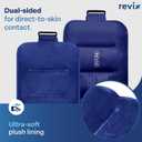 REVIX Ice Pack for Injuries Reusable Gel for Lower Back, Cold Packs for Back Shoulder, Elbow, Hip, Leg, Wrap Around Entire Knee, Soft Cold Compress,16 9" Navy