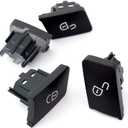 Door Lock Unlock Switch Cap, Left Right Door Panel Lock-Unlocking Button Replacement for Mercedes Benz W204 W212 W166 W117 ML CLA GLK GL CLS Driver Passenger Side B C E Class 2049058402