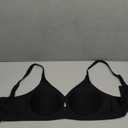 LUCKMEEY Bras for Women No Underwire Wireless Bras - Seamless Push Up Full Coverage Bralettes Comfortable Everyday Bra (Large, Truffle Black)