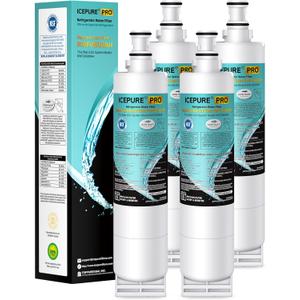 ICEPURE PRO 4396508 NSF401&473&53 Replacement for Whirlpool 4396510, EDR5RXD1, NLC240V, PNL240V, 4396508p, LC400V, WF-NLC240V, 46-9010, Everydrop Filter 5, Remove PFAS PFOA PFOS, Heavy Metals, 4PACK